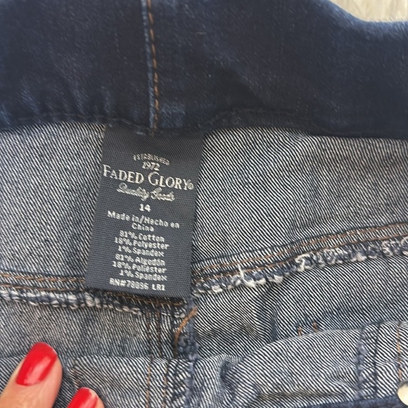 Faded Glory Stretchy Jeans Sz 14 - Picture 3 of 6